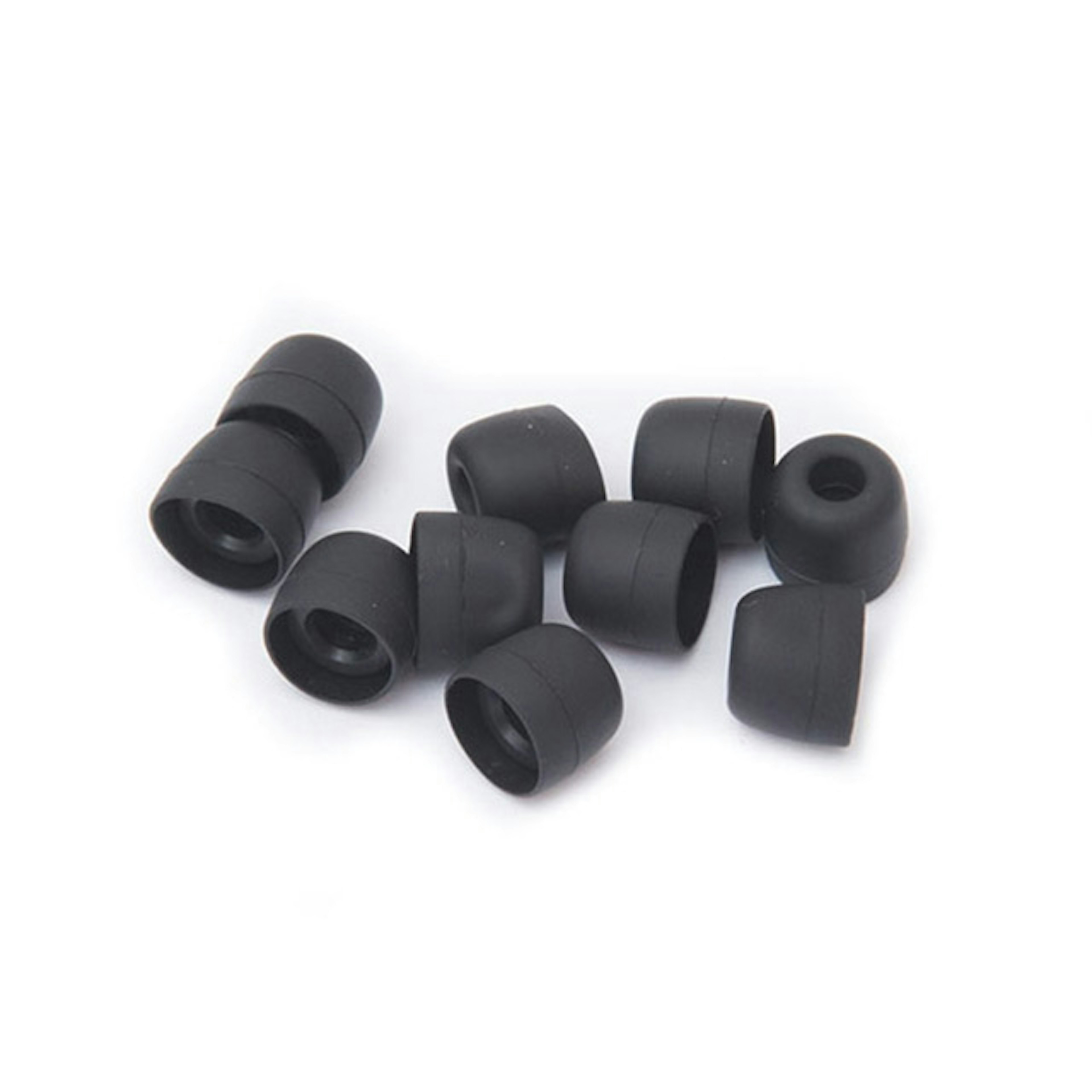 Ear adapter, black, 10 pieces (S)