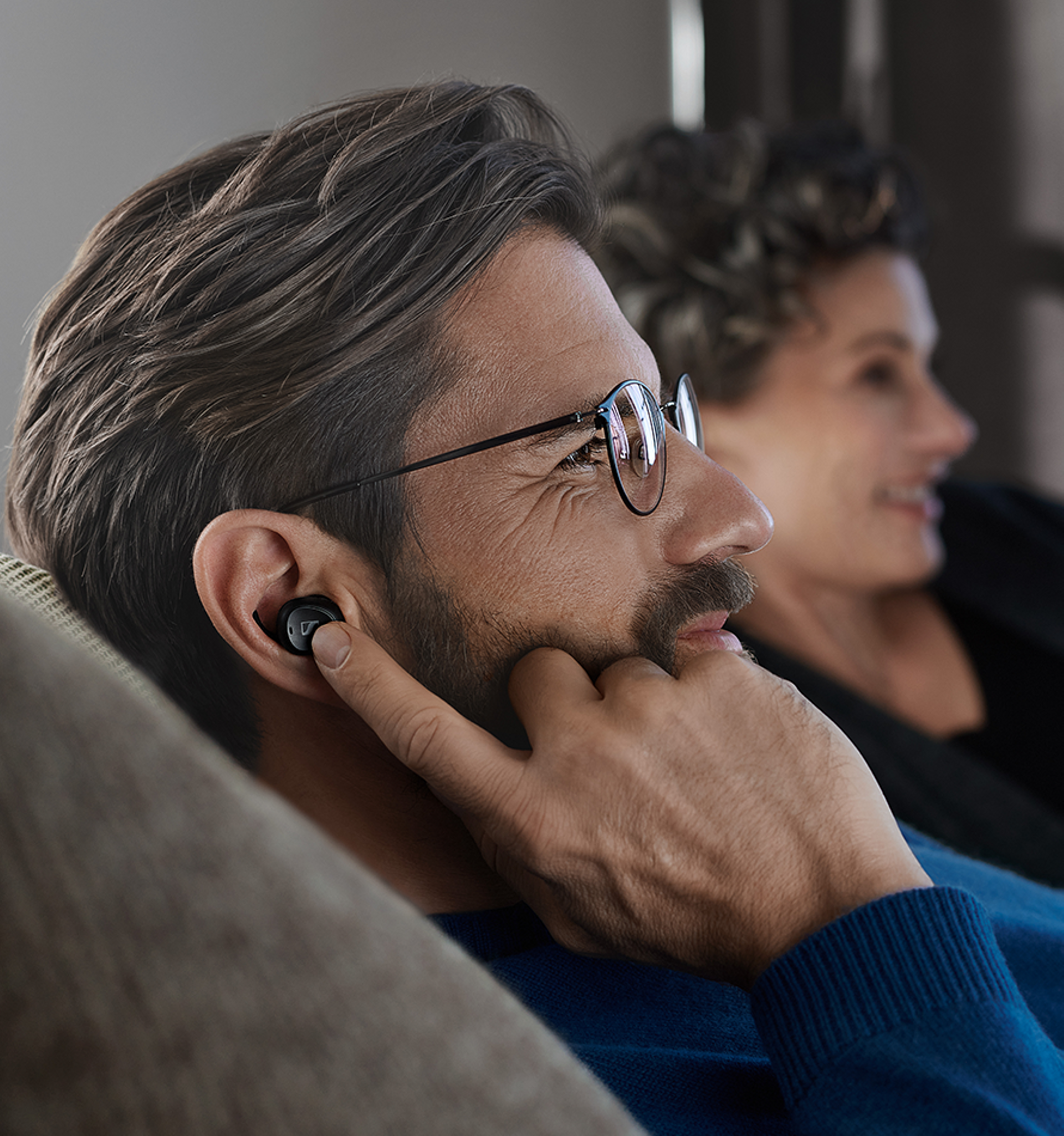 couple with sennheiser TV Clear Set