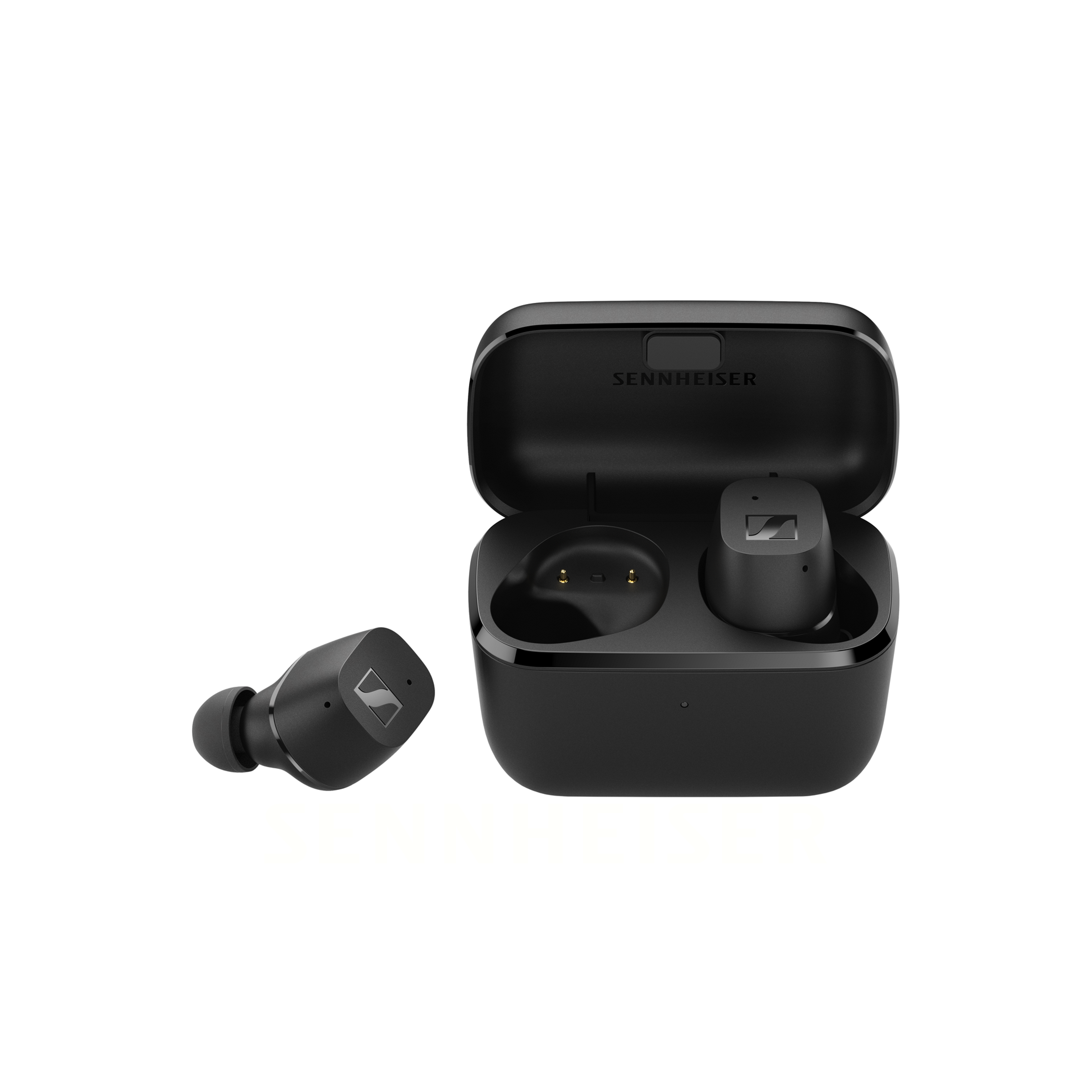 sennheiser cx true wireless custodia di ricarica nero bianco