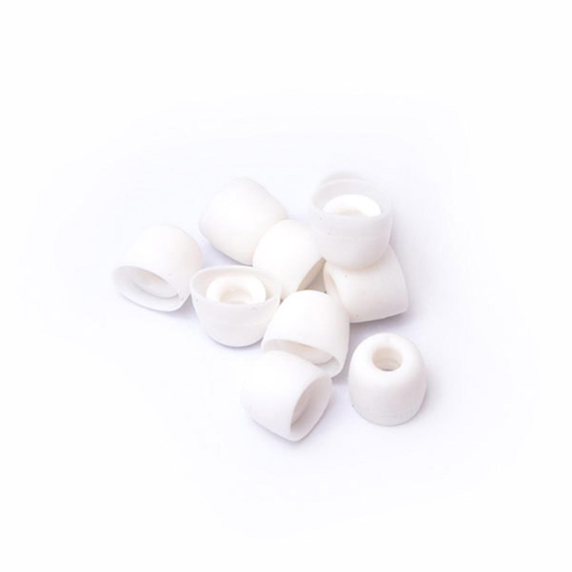 Ear adapter, white, 10 pieces (L)