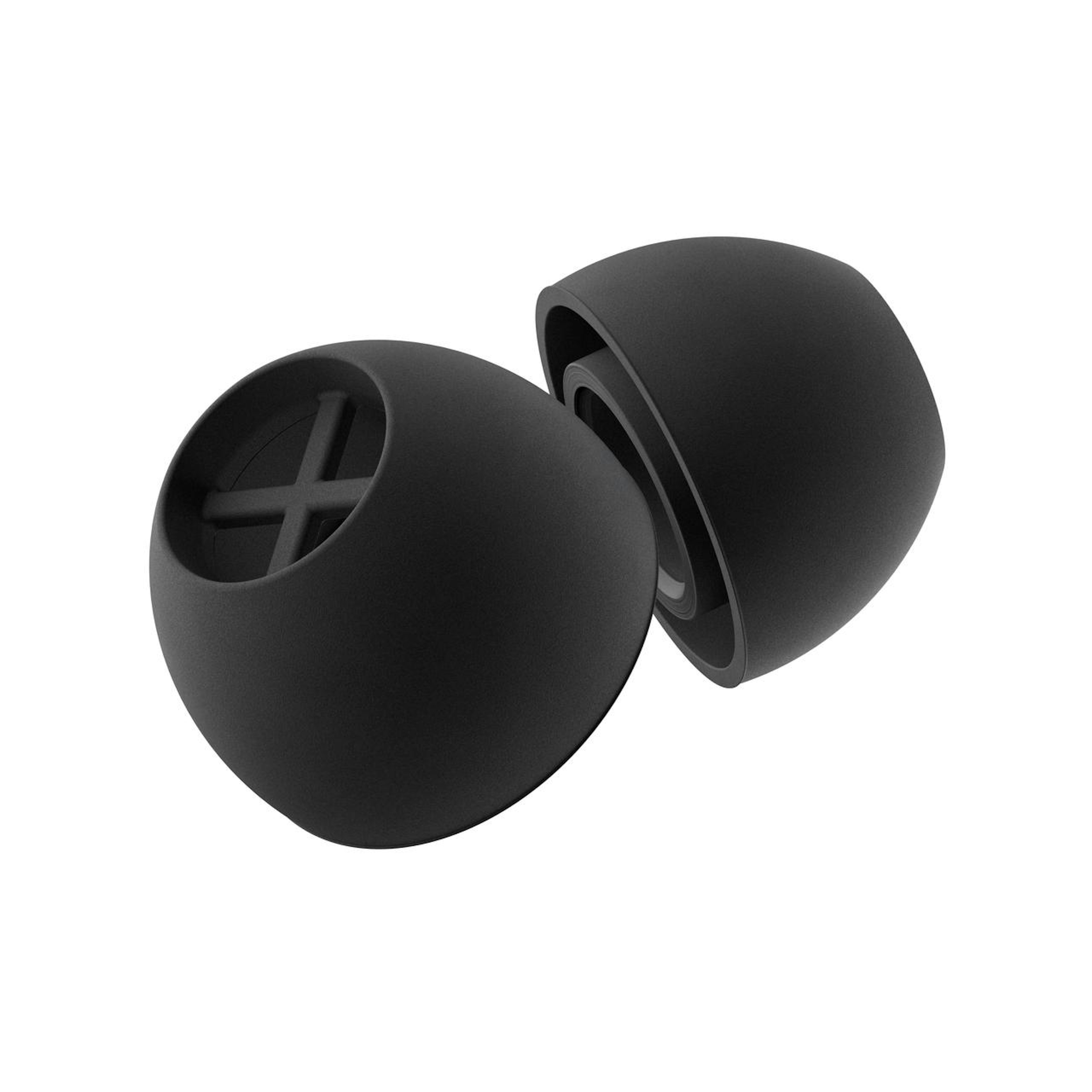 MOMENTUM TW 3 Silicone Ear Adapter, black, 5 pair (S)